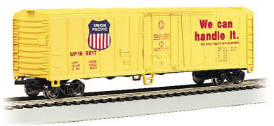 Bachmann Silver Series HO 50" Steel Reefer, UP - Click Image to Close
