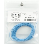 Blue 30 Gauge Decoder Wire 20' - Click Image to Close