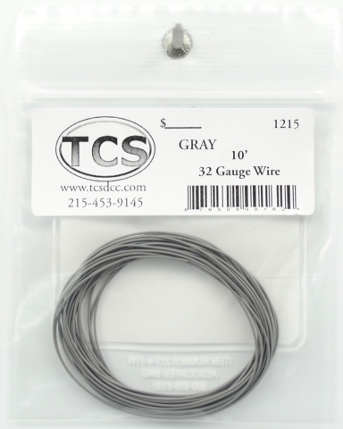 Gray 32 Gauge Decoder Wire 10' - Click Image to Close