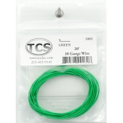 Green 30 Gauge Decoder Wire 20' - Click Image to Close