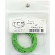 Green 32 Gauge Decoder Wire 20' - Click Image to Close