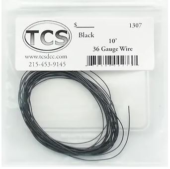 Black 36 Gauge Decoder Wire 10' - Click Image to Close