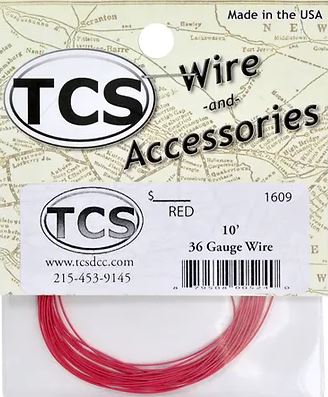Red 36 Gauge Decoder Wire 20' - Click Image to Close