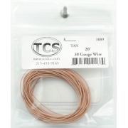 Tan 30 Gauge Decoder Wire 20' - Click Image to Close