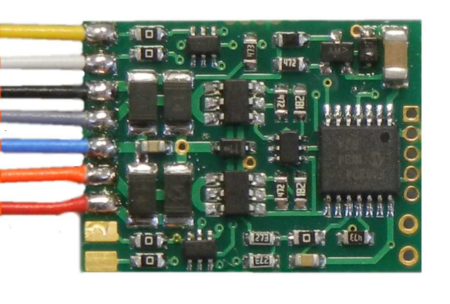 NCE D13WP Mobile Decoder with 8-pin lug - Click Image to Close