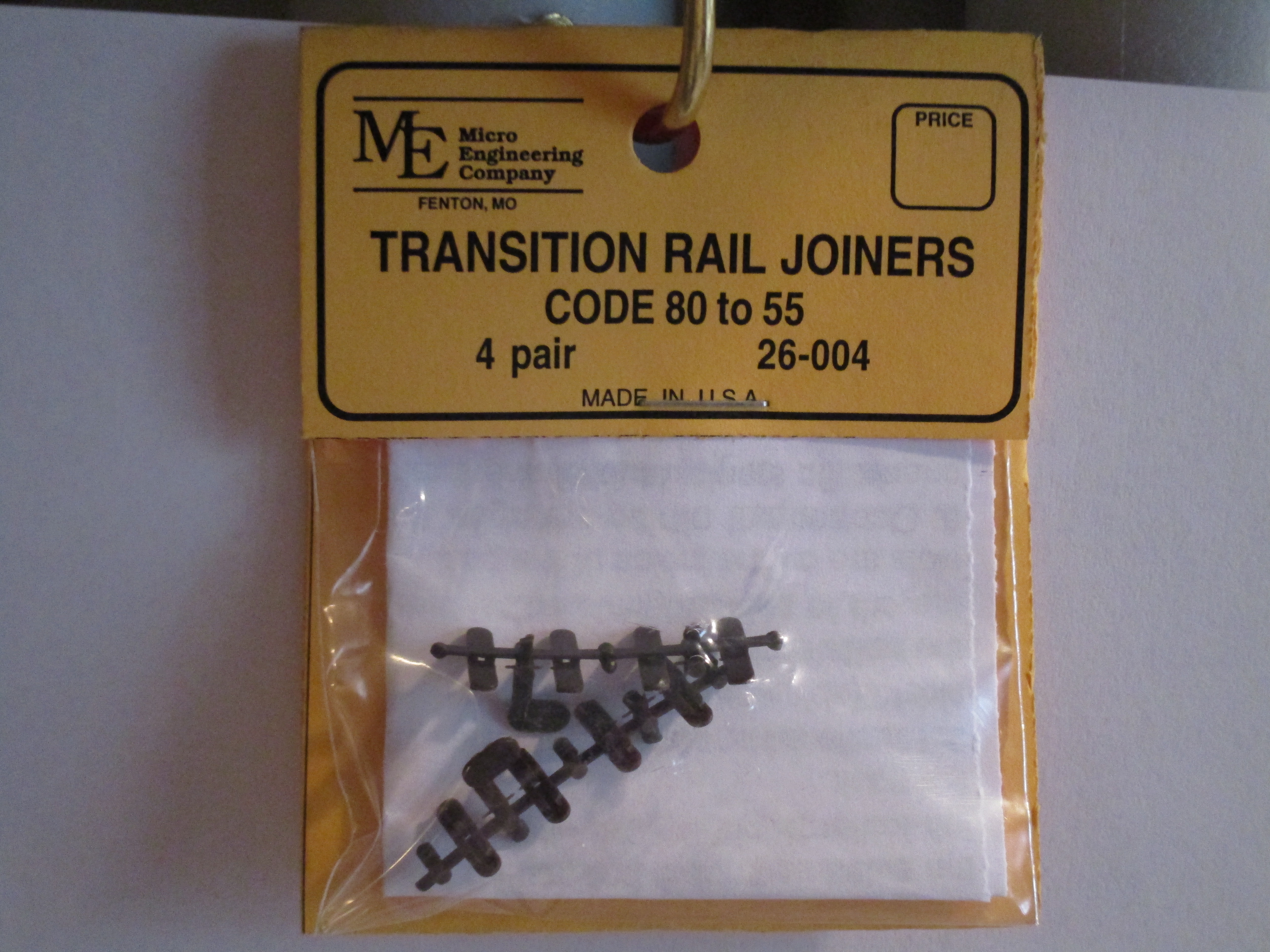 Micro Engineering Transition Joiners 83-55, Plastic