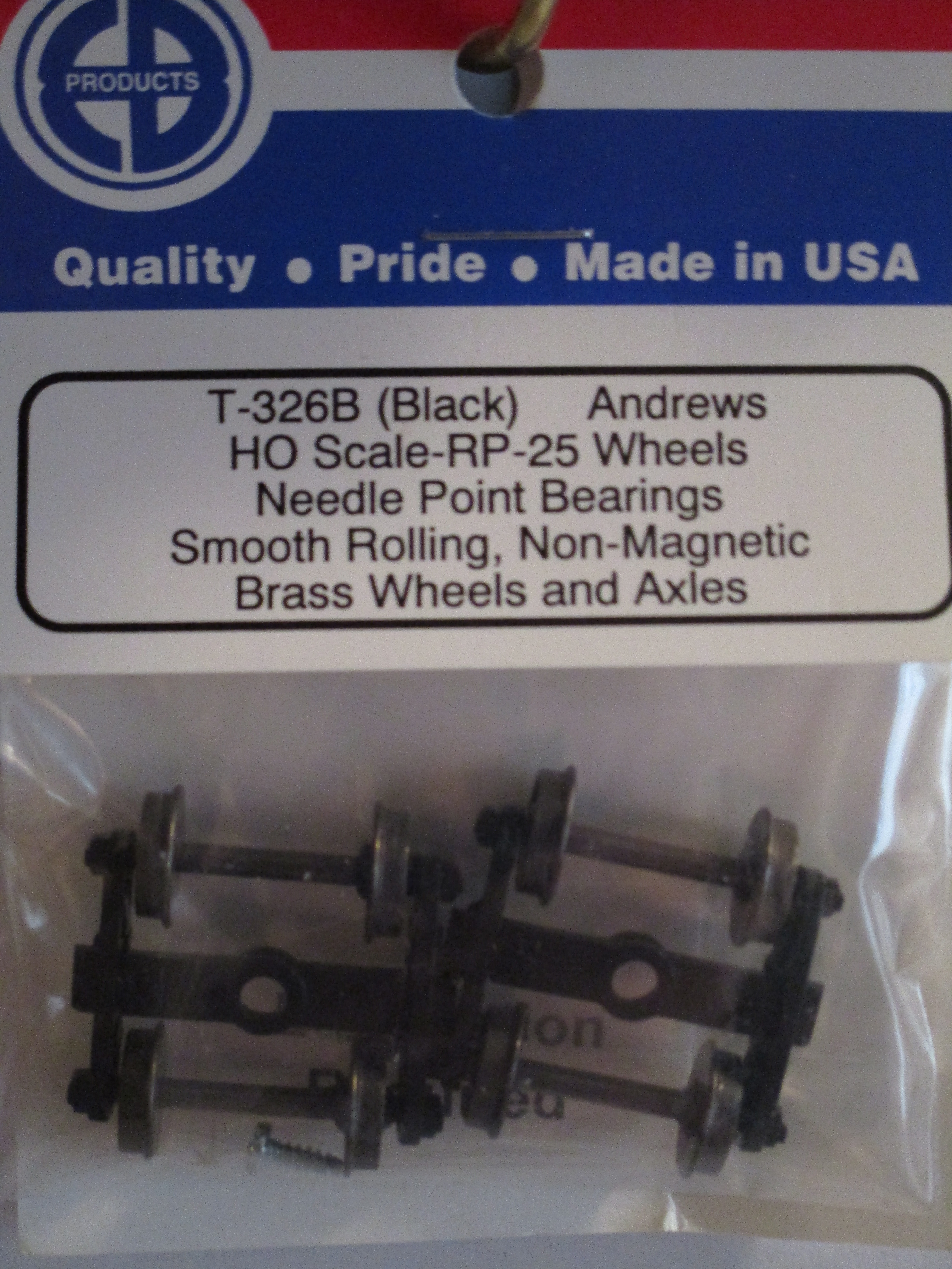 EB Products, HO Truck, Andrews Black (Pair)