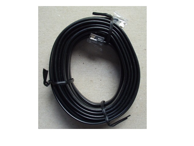 NCE 12' Length 6-wire Throttle Network Cable - Click Image to Close