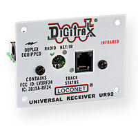 Digitrax UR92 Duplex Radio-IR Tranceiver