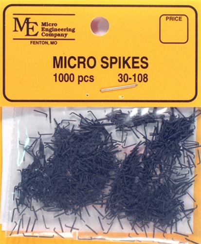 Micro Engineering, Spikes Micro 3/16" Long, (1,000 pk)