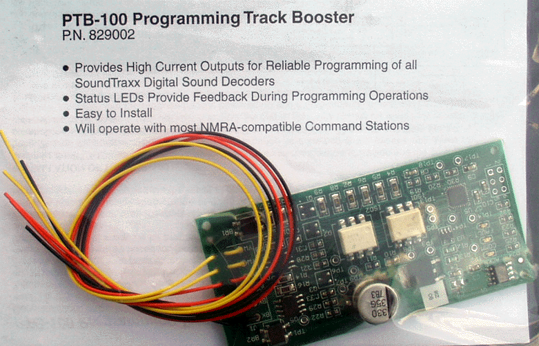 SoundTraxx PTB-100 Programming Track Booster - Click Image to Close